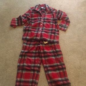 Lands End Flannel pajama set